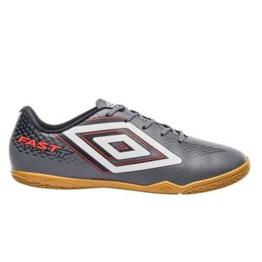 Imagem de Chuteira Futsal Umbro Fast Ii Original - Adulto, 41, Cinza, Branco, Ma