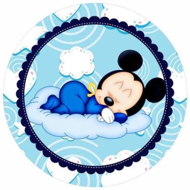 Imagem de Painel Festa Redondo 3d Mickey Baby Estampa Digital 1,50M - Fantasia B