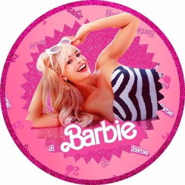 Imagem de Painel Festa Redondo Barbie Mod 3 3d Sublimado 1,50 Diametro - Fantasi