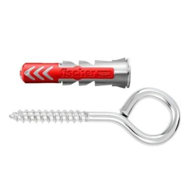 Imagem de Kit 25 Pitão 4,8x67 Zincado e Bucha Fischer Duopower 10 - FERRARI PARA