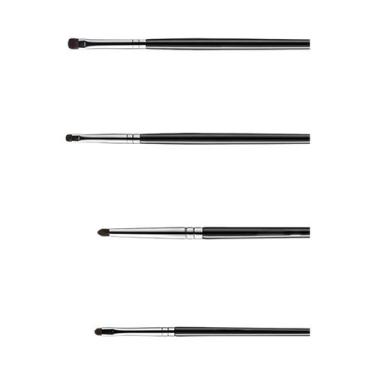 Imagem de Pincéis De Sombra De Olhos Macios Em Seda, Kit Com 4 Peças, Ferramenta