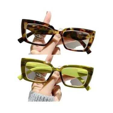 Imagem de Óculos De Leitura Estilo Gatinho Para Pessoas De Meia-Idade E Idosos 2