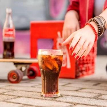 Imagem de Jogo de copo Coca Cola em vidro 470 ml 2 unidades. - Nadir figueiredo