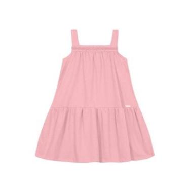 Imagem de Vestido infantil menina malha artesanal Mundi-Feminino
