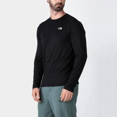Imagem de Camiseta The North Face Manga Longa Masculina, Preto, P