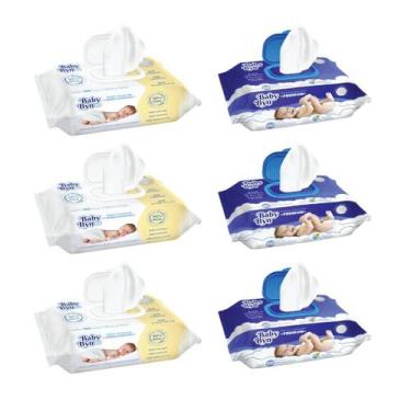 Imagem de lenço toalha umedecida baby byn primeiros dias e premium 600 un