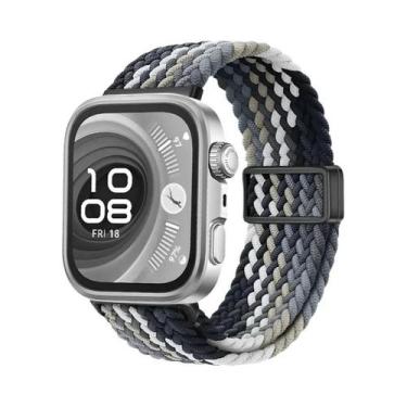 Imagem de Pulseira De Nylon Trançada Ajustável Para Huawei Watch Fit 3/4/4 Pro, 
