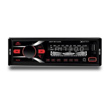 Imagem de Som mp3 automotivo ekitech mercury 2 usb bluetooth card sd