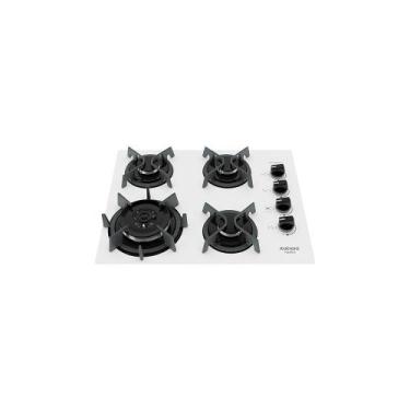 Imagem de Cooktop 4 Bocas Mesa de Vidro e Tripla Chama Itaplus - Itatiaia, Branc