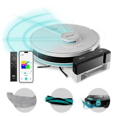Imagem de Aspirador Robô Wap W3000 Bivolt Branco E Turquesa Bivolt, Bivolt
