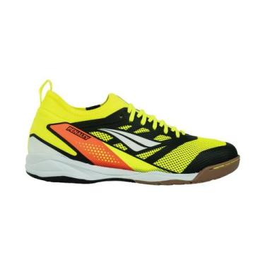 Imagem de Chuteira Futsal Penalty Max 500 Y-3 Original, Amarelo, 41 BR