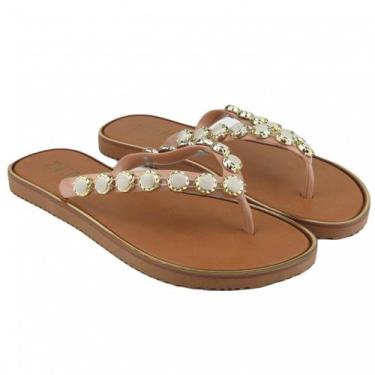 Imagem de Chinelo Zalux, Bege, Per, 36