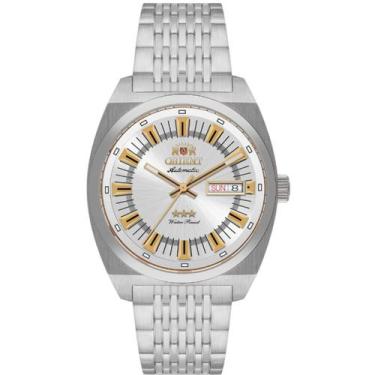 Imagem de Relógio orient masculino automatico heritage 3 estrelas yn6ss018 s1sx