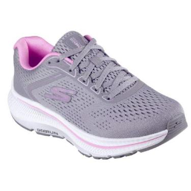 Imagem de Tênis Feminino Esportivo Moderno Consistent Go Run Skechers, Cinza, Pi