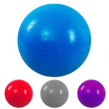 Imagem de Bola Pilates Ginástica Fisioterapia Suiça 55cm 200kg Cores - 123 Útil