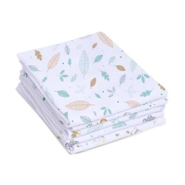 Imagem de Fralda papi 60 estampada 60cm x 60cm contem 05 un -, Neutro