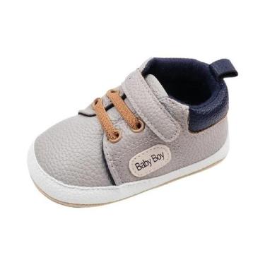 Imagem de Sapatos Antiderrapantes Para Bebês, Solado Macio De PU TPR, Tênis Casu