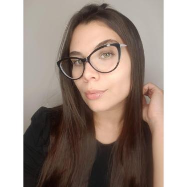 Imagem de Armação Óculos de Grau Feminina Gatinho Betany /Lilas-Feminino