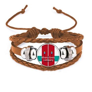 Imagem de un brand Pulseira de couro da Misery Loves Company Art Deco Fashion com ornamento de joias