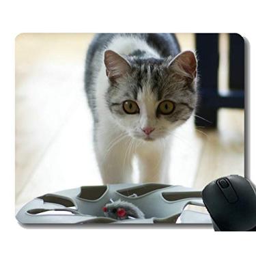 Mouse pad para jogos para animais de estimação, mouse pad de gato para  computadores desktops, PC, laptop