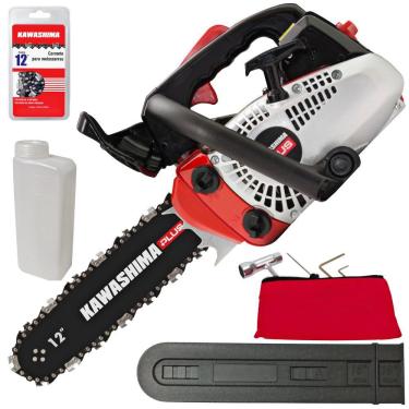 Imagem de Motosserra Potente Kawashima KCS 260-Plus À Combustão 2 Tempos 25,4cc Com Sistema Antivibratório E Sabre 18 Polegadas Ideal Para Pomares