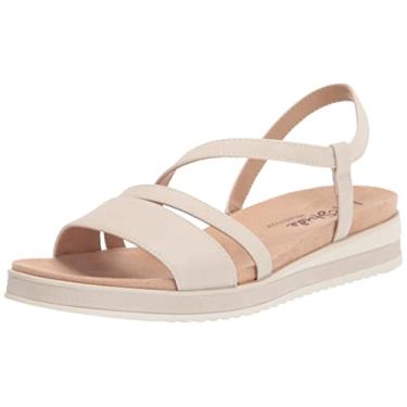 Imagem de LifeStride Sandália esportiva feminina Zoe, Osso, 9.5 Wide