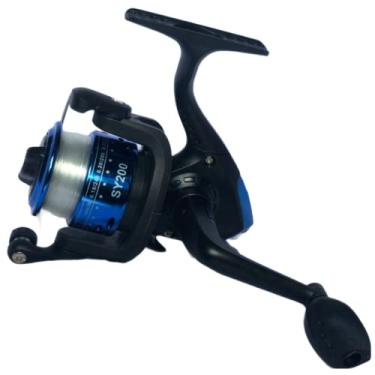 Imagem de Molinete De Pesca Ultra Light Taue Sy200 Azul - 3 Rolamentos Com Linha COR:AZUL