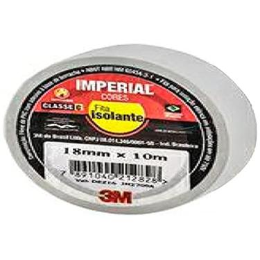 Imagem de 3M, Fita Isolante Imperial, Branca, 18mm x 10m