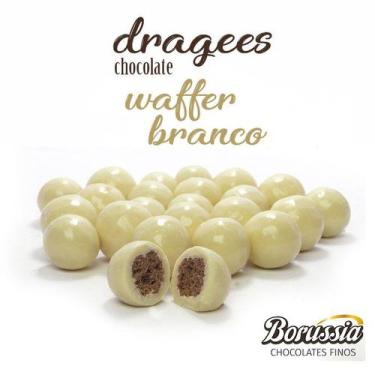 Imagem de Confeito De Waffer Branco Borússia Chocolates