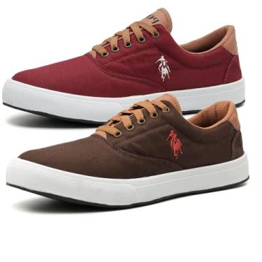 Imagem de Kit 2 tênis masculino Polo Street casual sapatenis confortavel