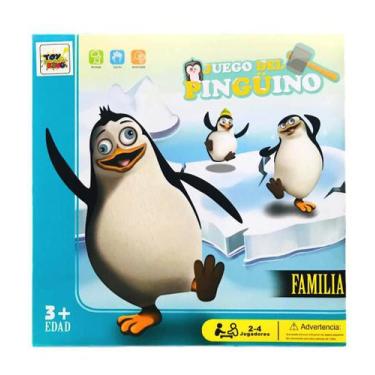 Jogo Pinguim Quebra Gelo Com Blocos e Martelo Artbrink - ART BRINK