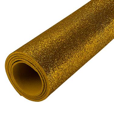 Imagem de Placa em Eva Glitter 1.8mm Ouro 40x48cm com 10 Unidades, BRW