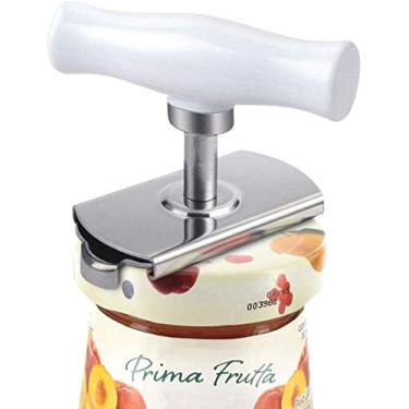 Imagem de Abridor de pote multifuncional ajustável para latas de garrafa de 2,5 a 10 cm, tampas de aço inoxidável abridor de pote para idosos, artrite, mulheres, crianças, mãos fracas