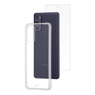 Imagem de Case-Mate - Pacote de proteção – Capa e protetor de tela para Samsung Galaxy S20 FE 5G (Edição de ventilador) – 6,5 polegadas – Transparente