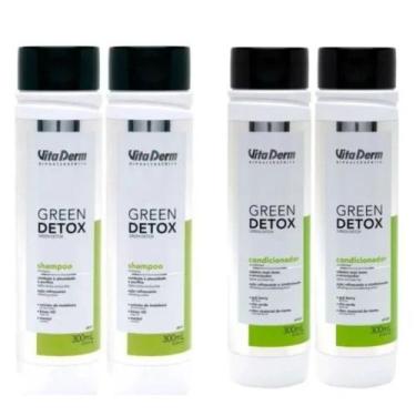 Imagem de Green Detox Vita Derm 02 Shampoos E 02 Condicionadores