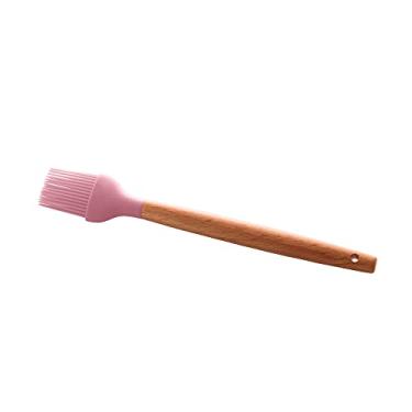 Imagem de PINCEL CULINÁRIO DE SILICONE C/CABO DE BAMBU CHARMY ROSA 27,5cm