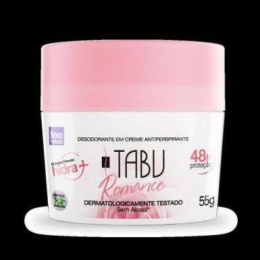 Imagem de Desodorante Creme Antitranspirante Tabu Romance 55G - Tabu Clássico