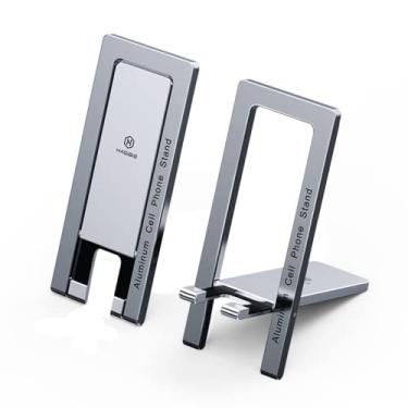 Imagem de Hagibis Suporte de Celular para Mesa, Dobrável e Ajustável, Compatível com iPhone 13 12 11 Pro Max X SE XR 8 Plus Samsung e Outros Dispositivos de 4 a 8 Polegadas