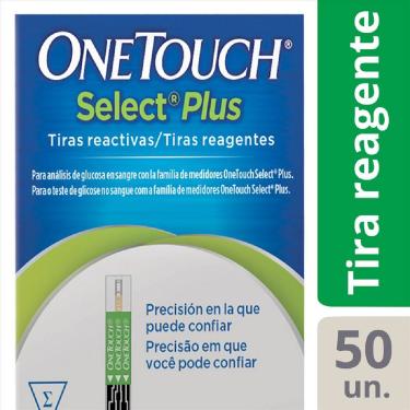 Imagem de Tiras de Glicemia OneTouch Select Plus com 50 unidades 50 Unidades