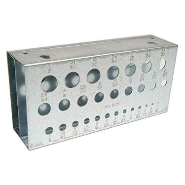 Imagem de Suporte de broca Huot 11900, capacidade de 29 bits, para tamanhos de polegada de 1/16 polegada a 1/2" em incrementos de 1/64"
