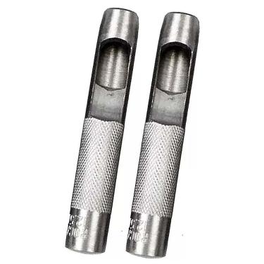 Imagem de Kit 2 Vazador Furador Para Couro Eva Lonas Cinto 10Mm 12Mm