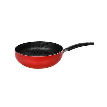 Imagem de Frigideira Wok Multiflon Color com Revestimento Ultra 7 Vermelha - 24 cm