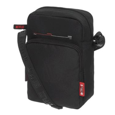 Imagem de Shoulder Bag Preta Netflix Em Alta Pacific Bolsa Transversal