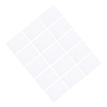Imagem de NUOBESTY 400 Unidades Papelão Branco Papel Laminado Papel De Origami Dupla Face Carbono Arte De Dobrar Papel Dobradura De Origami Papel De Pintura Laminação Quadrado 4k Papel Japonês