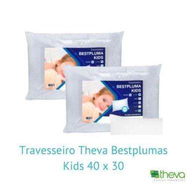 Imagem de Kit 2 Travesseiros Toque Macio 220 Fios Kids - Theva
