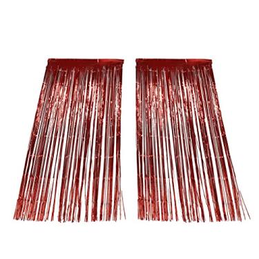 Imagem de Linda Cortina de Franja de Folha, Decoração Perfeita para Comemoração, Cortinas de Cordão de Parede, Ampla Aplicação Com Casamento, Noivado, chá de Panela, Festa de Aniversário,