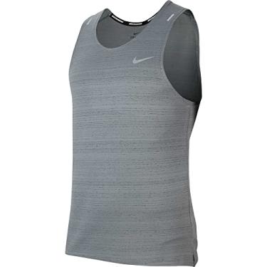 Imagem de Camiseta Regata Nike Dri-FIT Miler - Masculina - Cinza