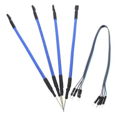 Imagem de Canetas de sonda 4 peças/conjunto com moldura LED BDM 4 canetas de sonda Kit de cabos de teste automotivo com cabo de conexão para ferramentas de diagnóstico de reparo de carro V2 BDM100