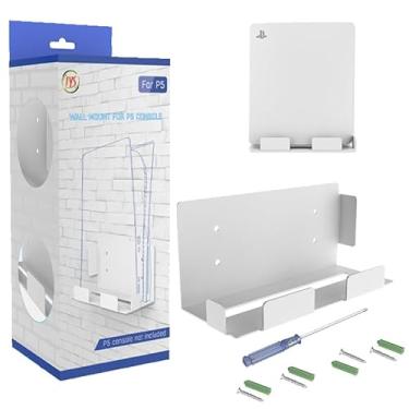 Imagem de Suporte De Parede Em Aço Para Playstation 5 PS5 Base Branco