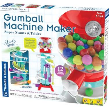Imagem de Thames & Kosmos Gumball Machine Maker Lab - Build Machines with Physics & Engineering Lessons | 12 Experiments | Make Your Own Gumball Machines | Includes Gumballs | Award Winner
